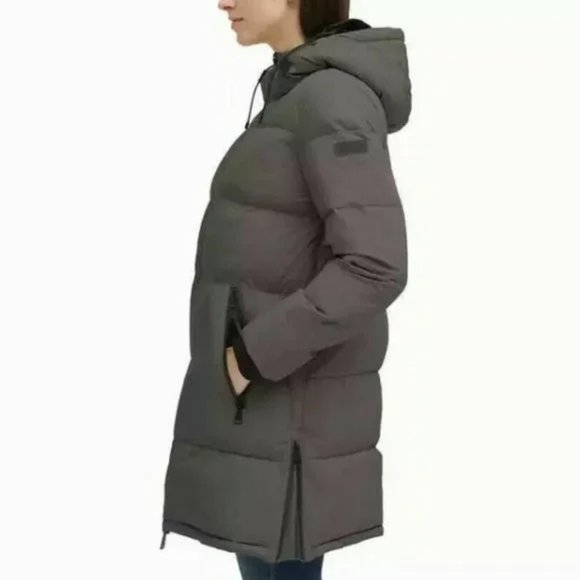 DKNY Jeans Ladies' Parka, Gray - Picture 2 of 8